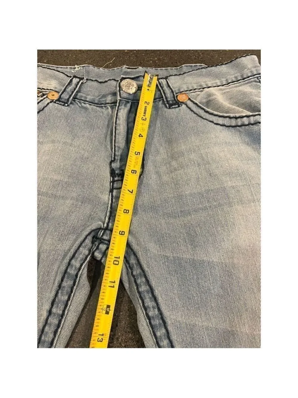 TRUE RELIGION BILLY SUPERT ROW 36 SEAT 33  VINTAGE Made in USA